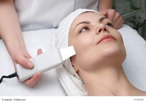 beauty salon series, ultrasound skin cleaning